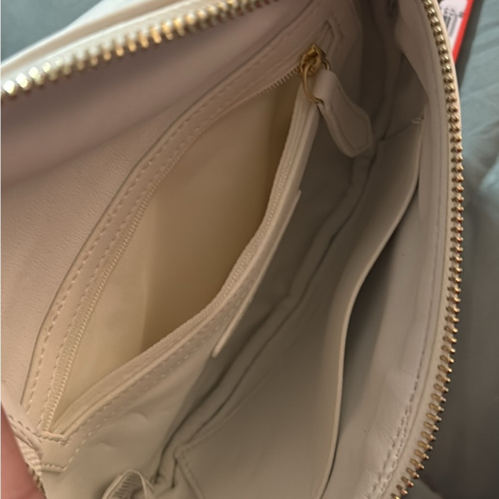 Valentino Cream Crossbody Bag with Gold Accents - Picture 2 of 3